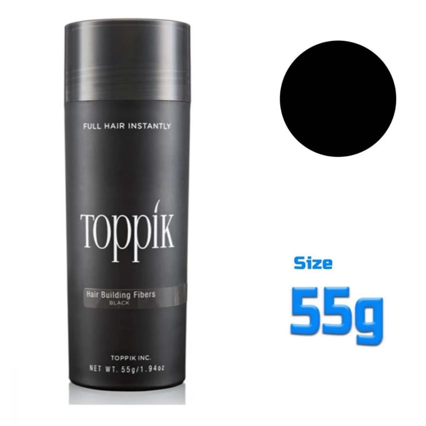 Toppik Black 55g Hair Building Fibers Natural Hair