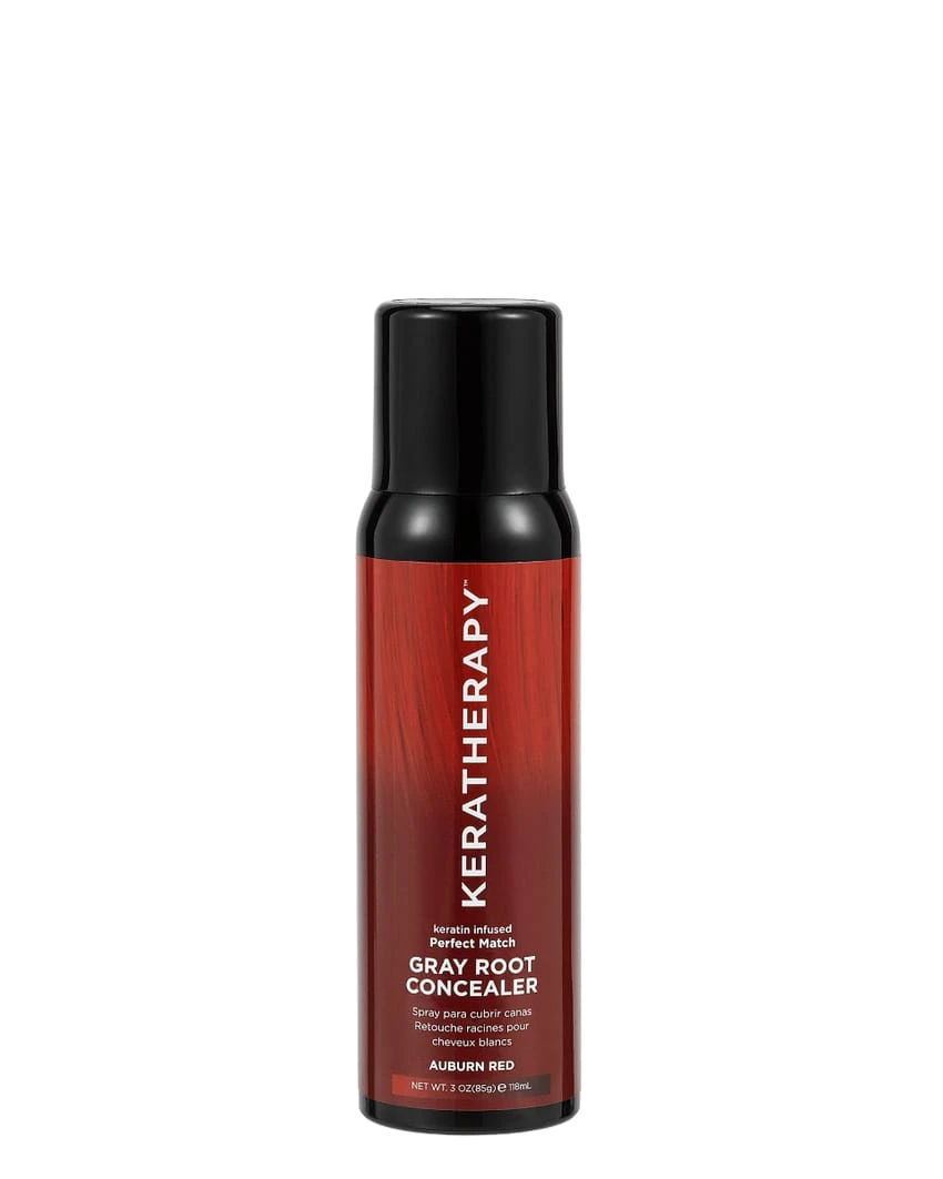 Keratherapy Keratin Infused Perfect Match Gray Root Concealer- Auburn Red 118 ml