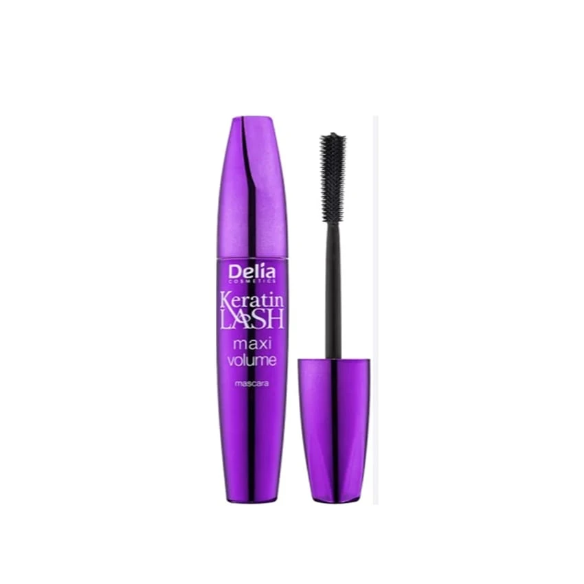 Delia Super Curl Up Maxi Volume Length Mascara Argan Keratin Collagen Lash Black