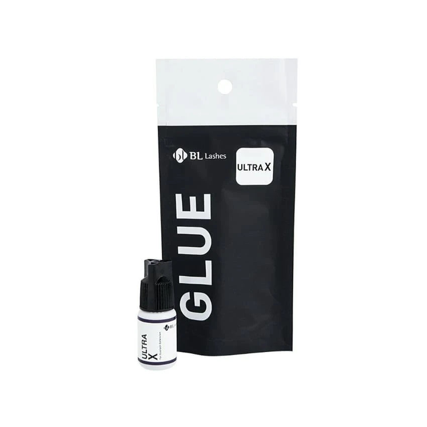 Ultra Plus BL Lashes Extra Strong Eyelash Extension Glue 10ml | Fast Drying| Great Retention | Long Lasting Professional’s Choice for Eyelash Extension Supplies 3g