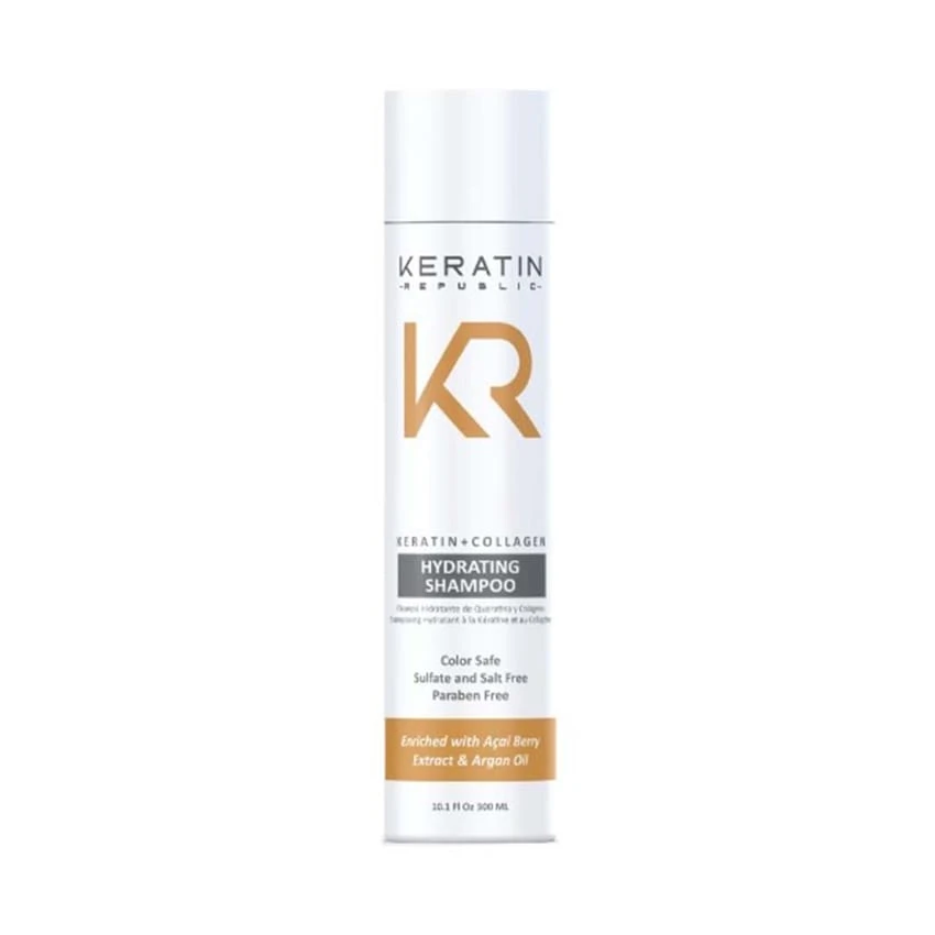 Keratin Republic – Hydrating Shampoo Collagen Sulfate Free Pro Silk Treatment 300ml