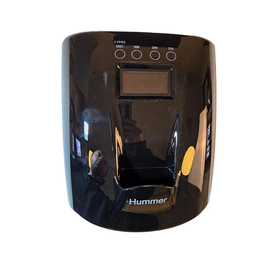 Hummer LED Gel Nail Lamp Cure Nail Dryer Cordless Rechargeable for Gel Polish Manicure Gel Machine Red Light Ray Art Nail 60W Black