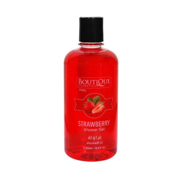 Boutique Cosmetics Shower Gel Strawberry 500ml