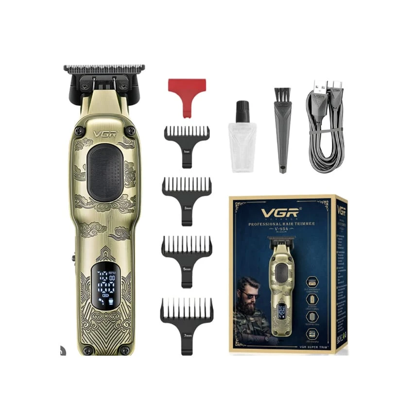 ماكينة حلاقة قص الشعر الاحترافية VGR V-954 سلكية/لاسلكية للرجال
