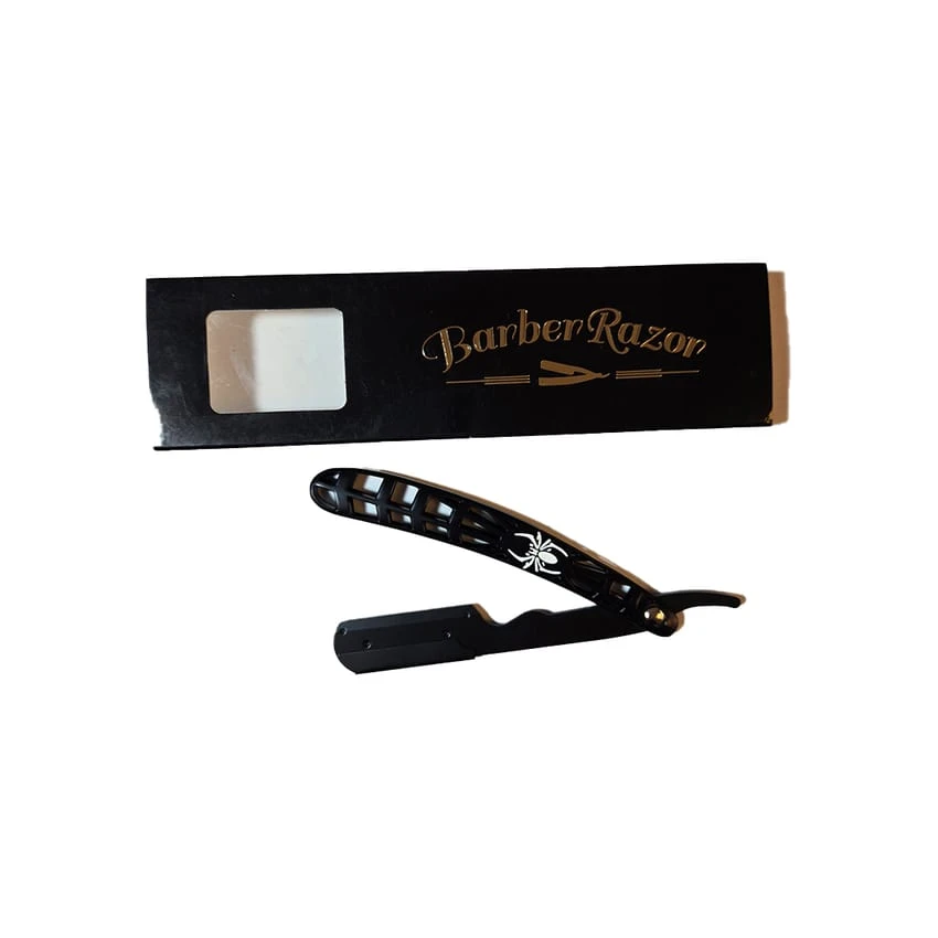 Straight Edge Barber Razor Close Shaving Men's Manual Shaver Disposable Straight Razor Blades-Straight Razor Kit
