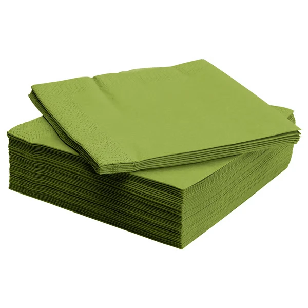 Paper napkin, medium green,
