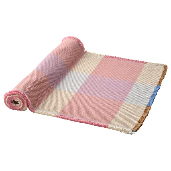 Table-runner, patterned/multicolour,