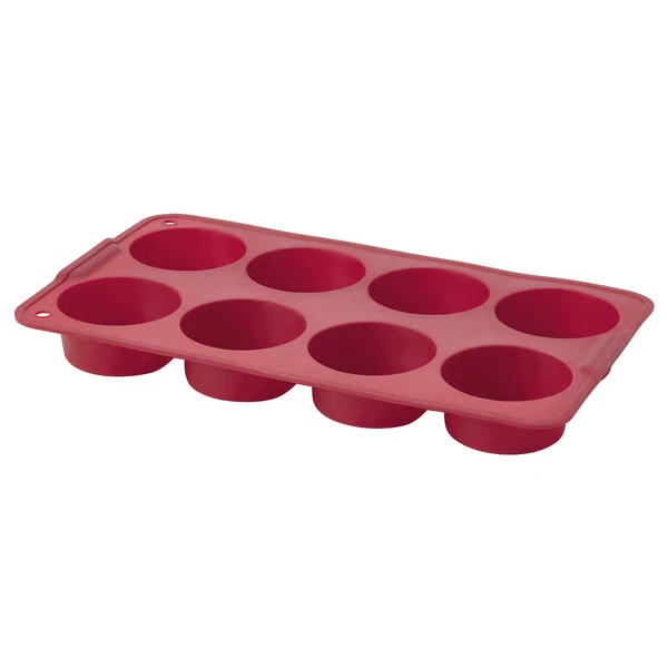 Muffin mould, dark red,