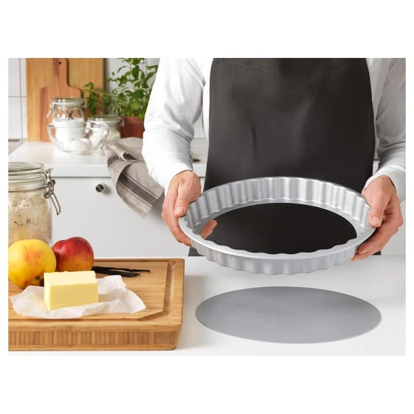Pie dish, silver-colour,