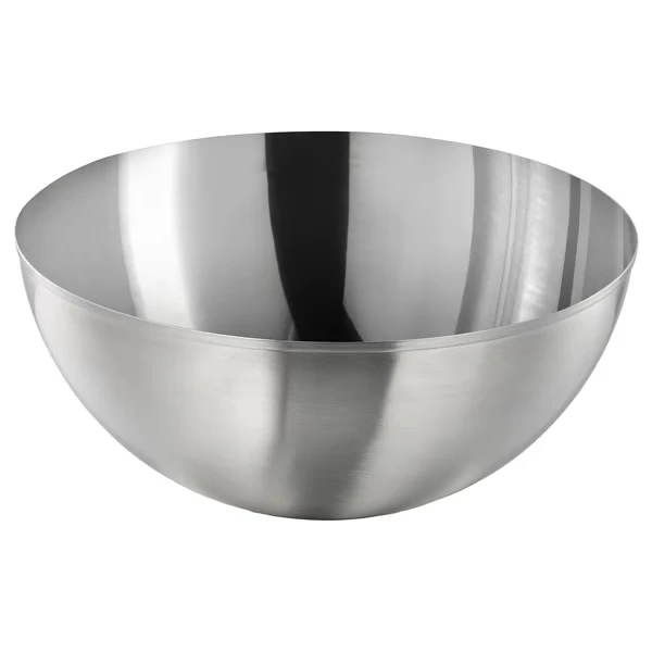 Serving bowl, stainless steel,