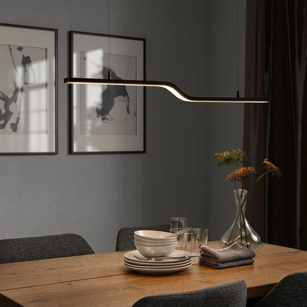 LED pendant lamp, smart black,