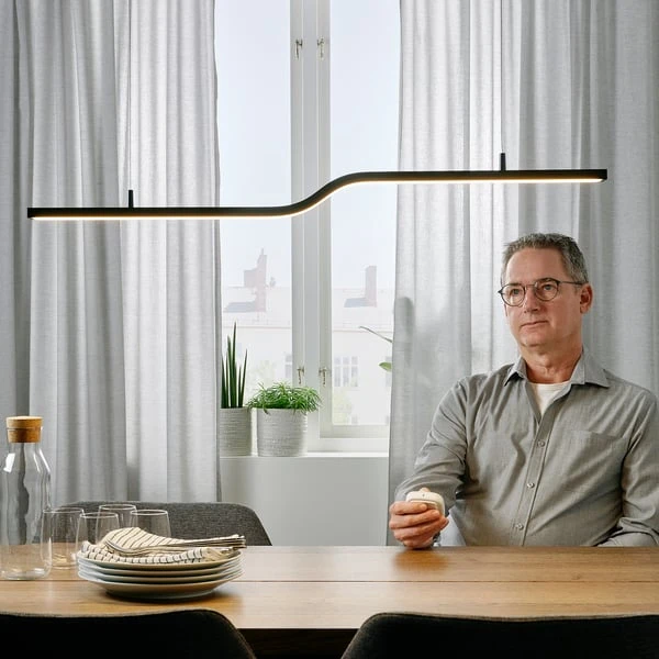 LED pendant lamp, smart black,