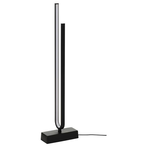 LED floor lamp, smart black