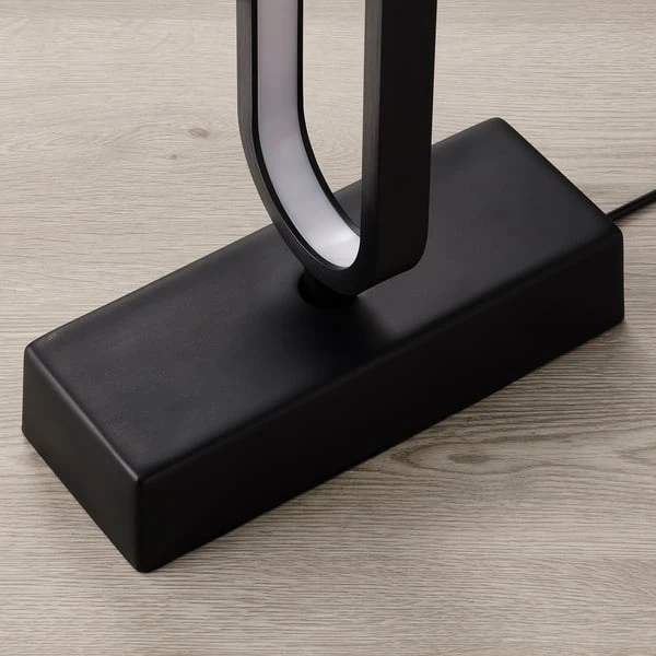 LED floor lamp, smart black