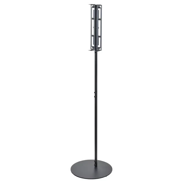 Bookshelf speaker floor stand, black