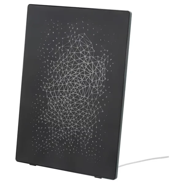 Picture frame with WiFi speaker, black/smart