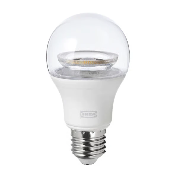 لمبة LED E27 806 لومن, ذكي قابل للخفت لاسلكي/طيف أبيض كروي/شفاف