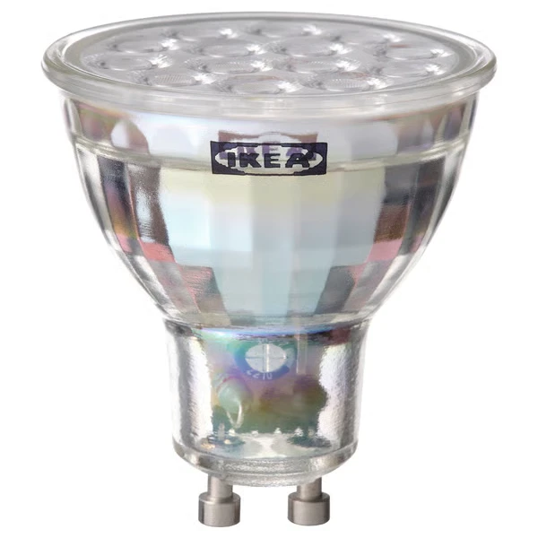 لمبة LED GU10 345 lumen, ذكي/قابل للخفت لاسلكي طيف أبيض