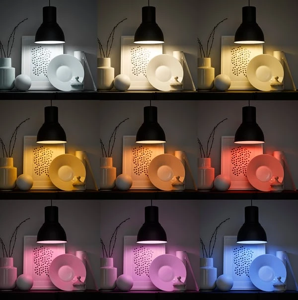 لمبة LED GU10 345 lumen, قابل للخفت لاسلكي طيف أبيض وملون