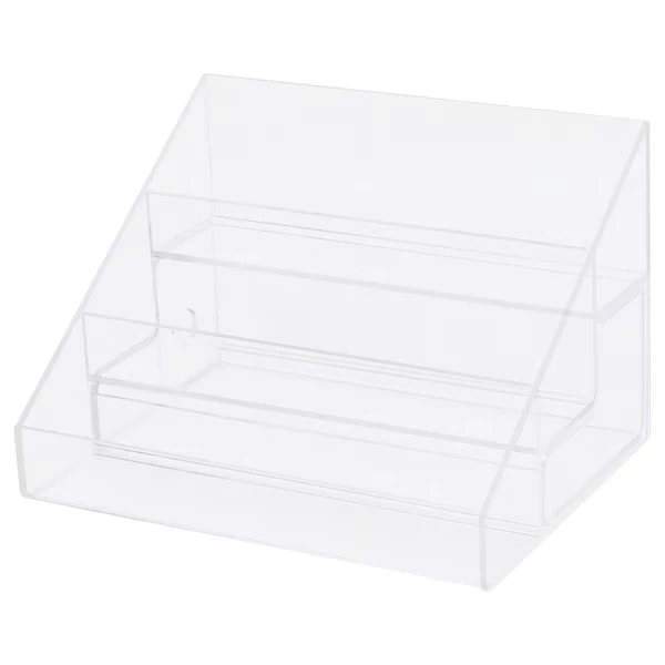 Nail polish stand, 3 comp/1 drawer,