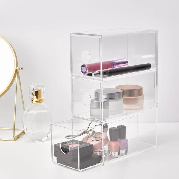 Make-up storage with 3 drawers,