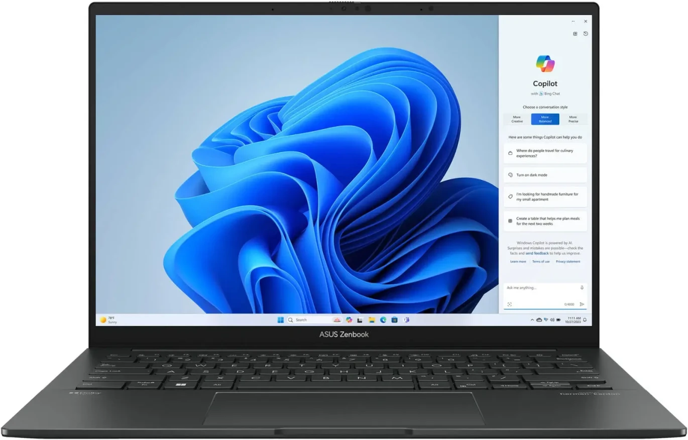 Asus Zenbook 14 OLED Q425MA LAPTOP - عرض Wuxga Oled Touch مقاس 14 بوصة - Intel Core Ultra 7 155H