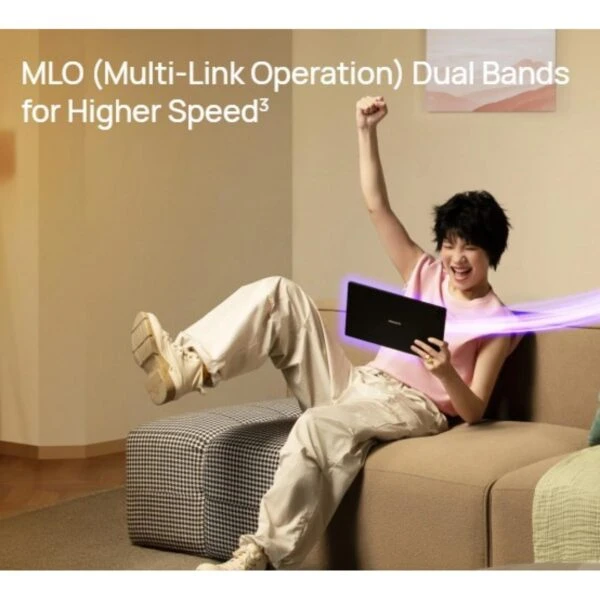 HUAWEI WiFi BE3 Extremely Fast Wi-Fi 7 With 3.6 Gbps BE3600 Dual-Band Router, WAN/LAN Auto Adaptation (1×2.5GE, 3xGE), EasySetting