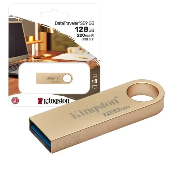 Kingston 128GB Datatraveler SE9 G3 USB Flash Drive [DTSE9G3/128GB]