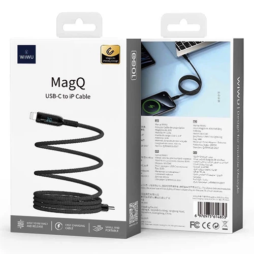 IWU Wi-CO41 Starlight Sow Zinc Alloy USB-C to Lightning Cable 1M WiWU Wireless Charger Connector Cable