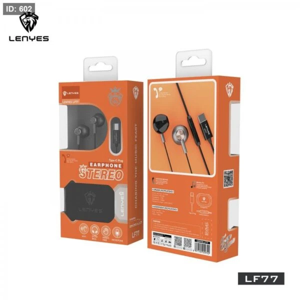 LENYES Digital Type-C Wired Earphone LF77
