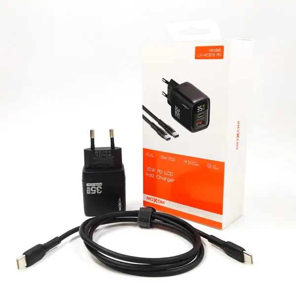 Moxom 35W PD Fast Charging Travel Charger