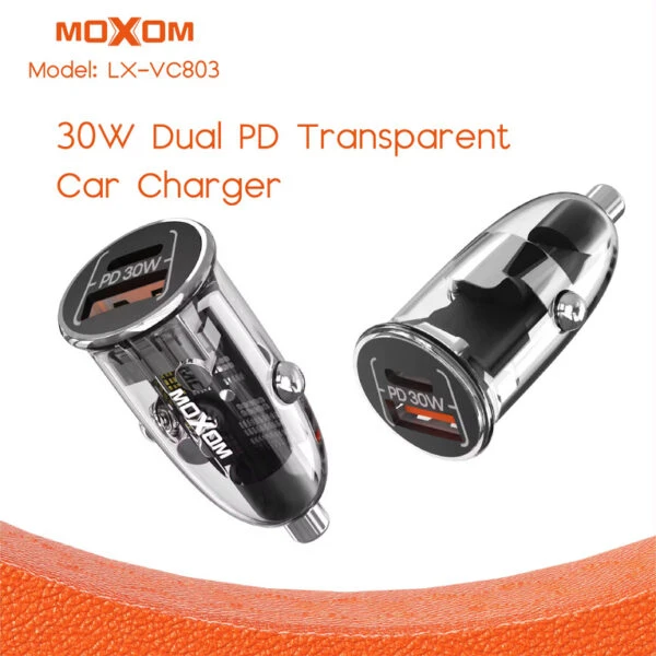 Moxom LX-VC803 30W Transparent Car Charger