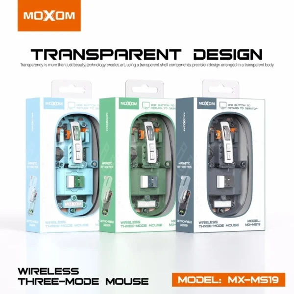 Moxom MX-MS19 Wireless 3-Mode Mouse