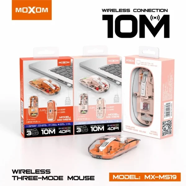 Moxom MX-MS19 Wireless 3-Mode Mouse