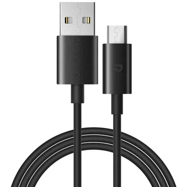 RAVPower USB Type A to Micro Cable 1m TPE – Black
