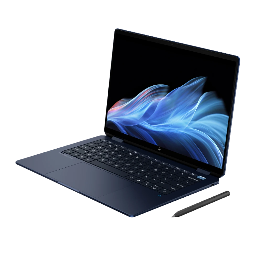 HP OmniBook Ultra Flip Laptop 14-fh0003ne Intel® Core™ Ultra 7 256V Intel® Evo™  2-in-1 16 GB LPDDR5x, 14.0" 3K (2880 x 1800), OLED Micro-Edge, 120 Hz Touch Screen, Windows 11 Home -  Atmospheric blue