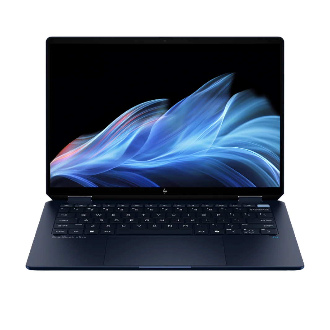 HP OmniBook Ultra Flip Laptop 14-fh0003ne Intel® Core™ Ultra 7 256V Intel® Evo™  2-in-1 16 GB LPDDR5x, 14.0" 3K (2880 x 1800), OLED Micro-Edge, 120 Hz Touch Screen, Windows 11 Home -  Atmospheric blue