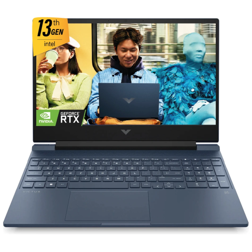 Victus Gaming Laptop 15-fa1135ne 13th Gen Intel Core™ i7-13700H High-Perform. Processor NVIDIA GeForce RTX™ 3050 GPU 15.6" 144Hz FHD - Performance Blue
