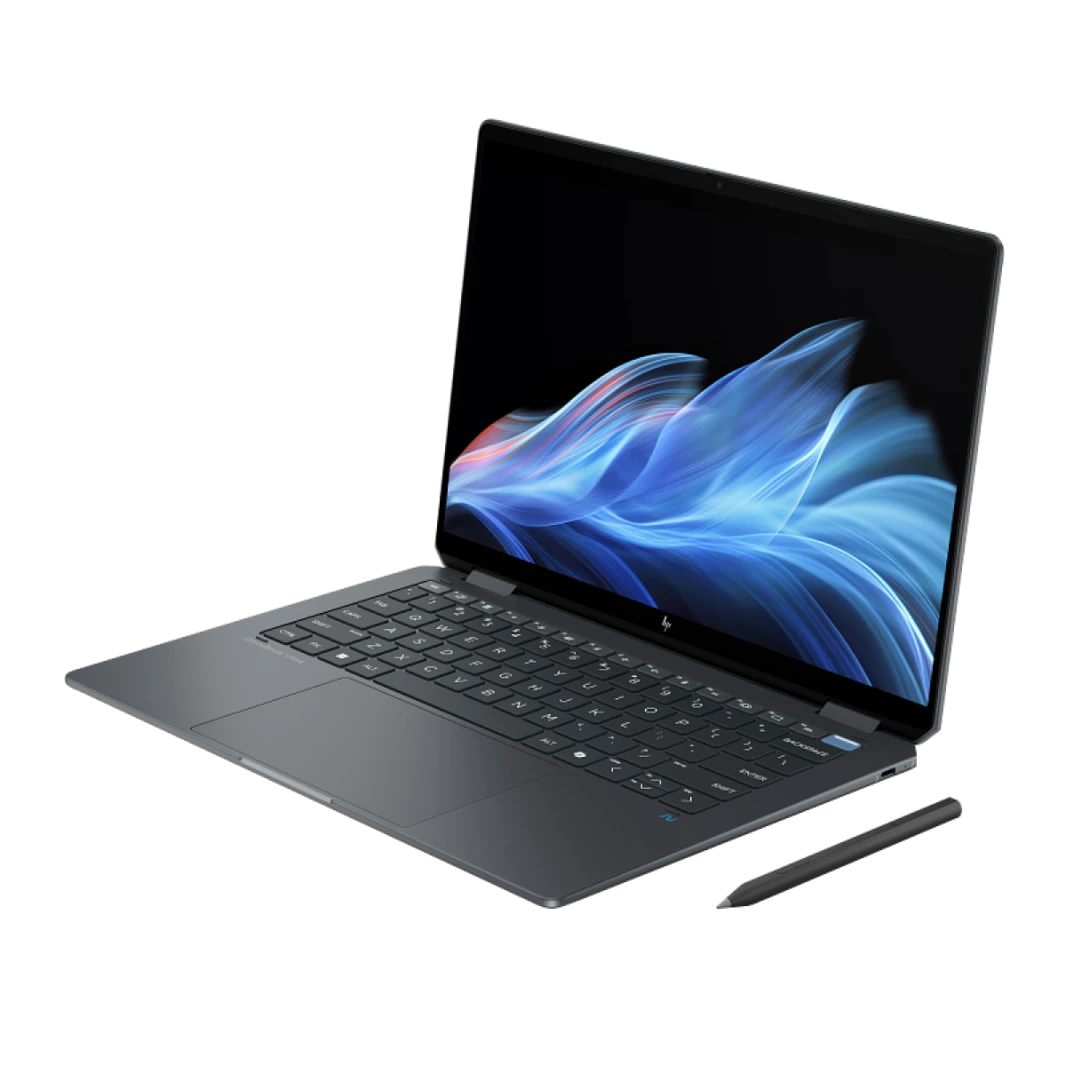 HP OmniBook Ultra Flip Laptop 14-fh0001ne Intel® Core™ Ultra 7 256V Intel® Evo™  2-in-1 16 GB LPDDR5x, 14.0" 3K (2880 x 1800), OLED Micro-Edge, 120 Hz Touch Screen, Windows 11 Home - Eclipse gray