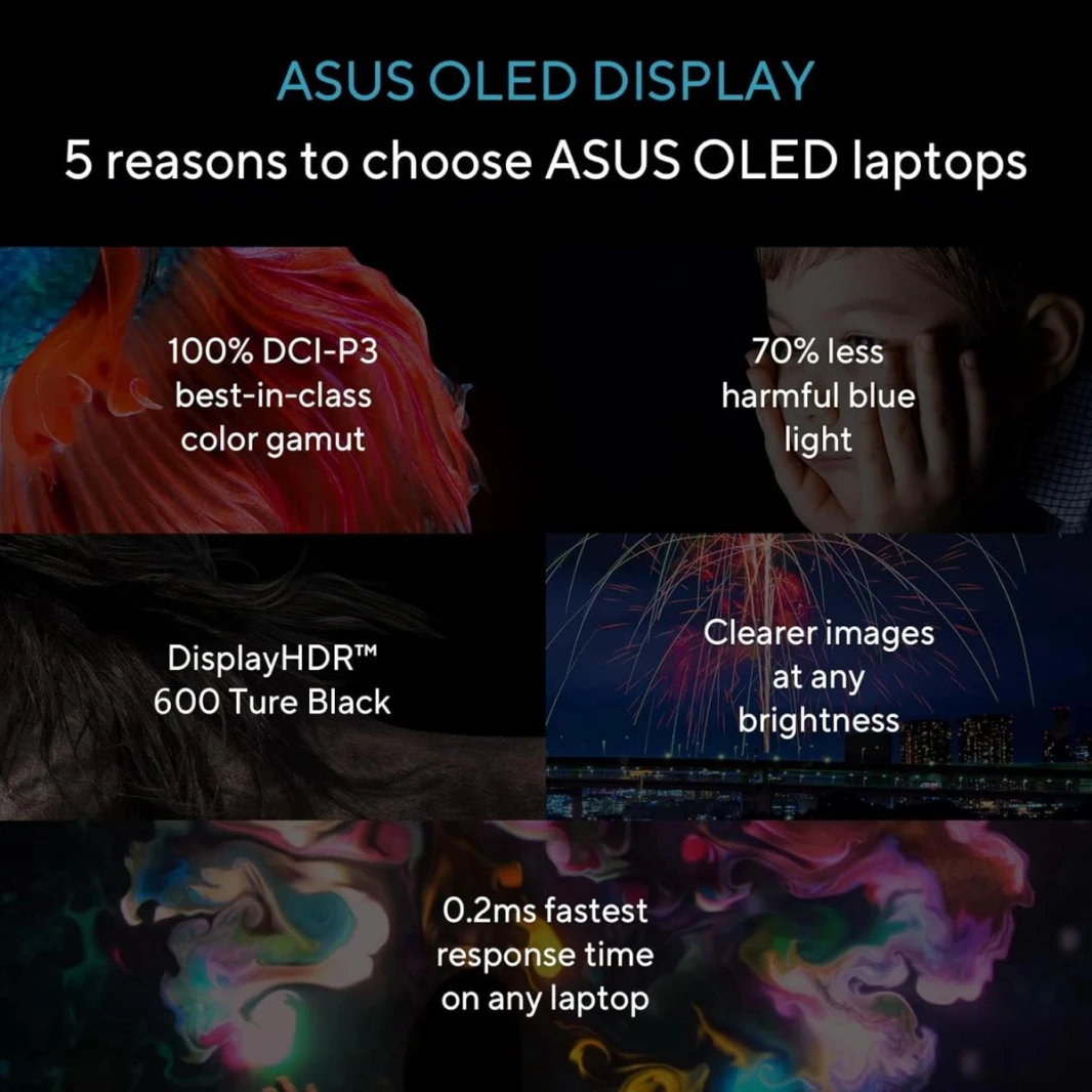 Laptop ASUS Vivobook 14 Flip (2025) NEW Intel® Core™ Ultra 7 Processor 256V, Intel® Arc™ Graphics up to 47TOPS 14.0-inch Touch OLED WUXGA (1920 x 1200) w/ Stylus - Windows 11 Home