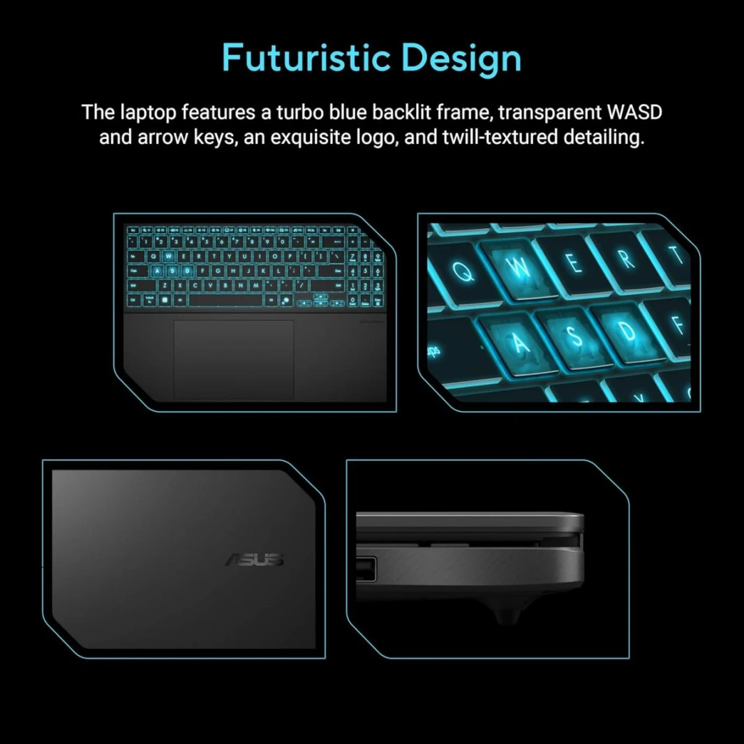 Gaming Laptop ASUS V16 (2025) Elevate Gaming & Creativity Intel® Core™ 7 Processor 240H Up to 5.2 GHz NVIDI GeForce RTX™ 4050 Laptop GPU 6GB 16.0-inch FHD+ 144Hz - Matte Black