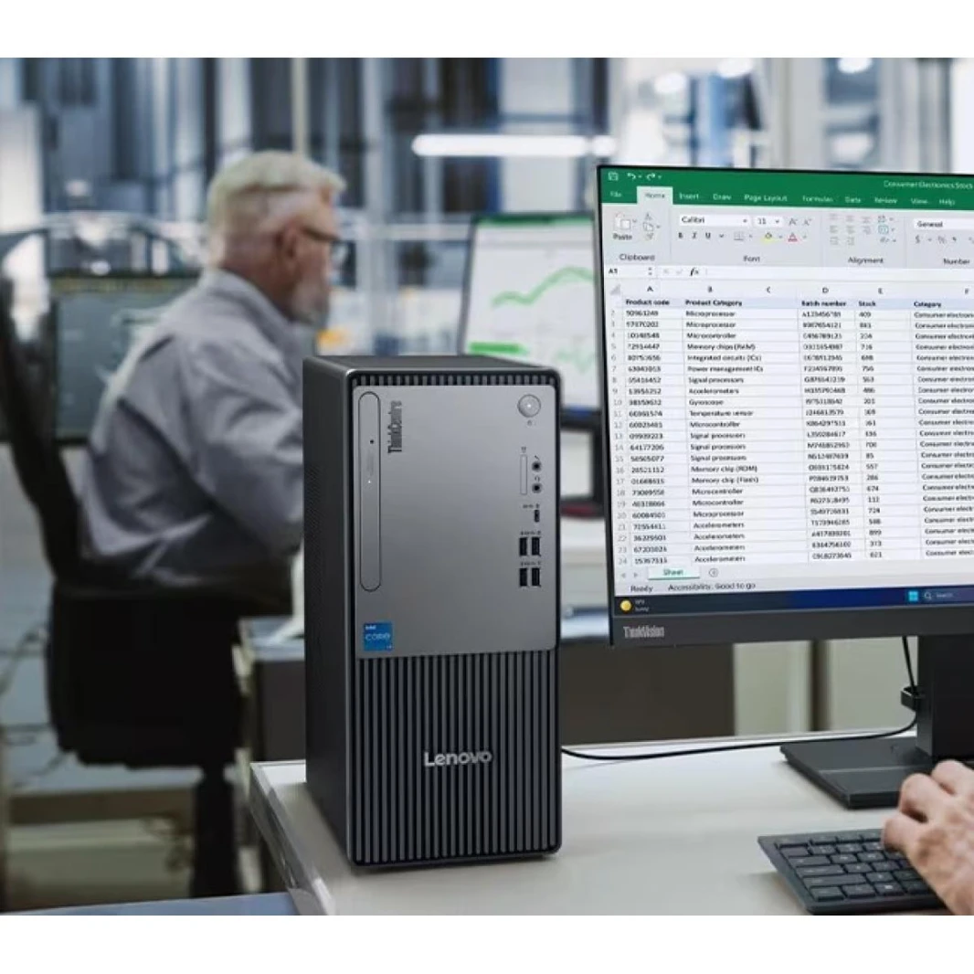 New 14th Gen Desktop ThinkCentre neo 50t Gen 5 Intel® Core™ i3-14100 Processor 8GB DDR5 512GB SSD  WIFI & Bluetooth Integrated
