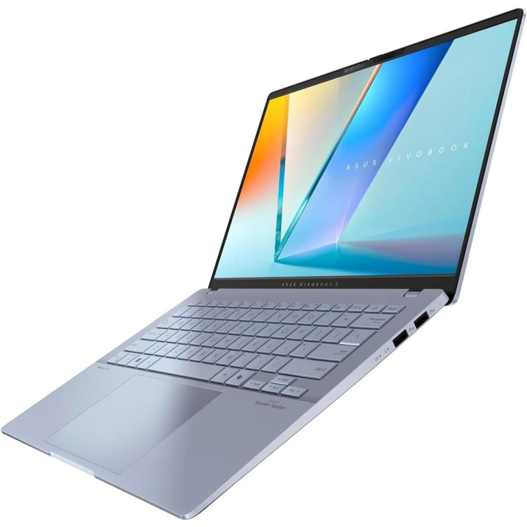 Laptop ASUS VivoBook S14 Super Light with Big Battery Core Ultra 7 256V Processor Intel® AI Boost 16GB LPDDR5X 1TB SSD 14" 3K OLED 120Hz (Mist Blue)