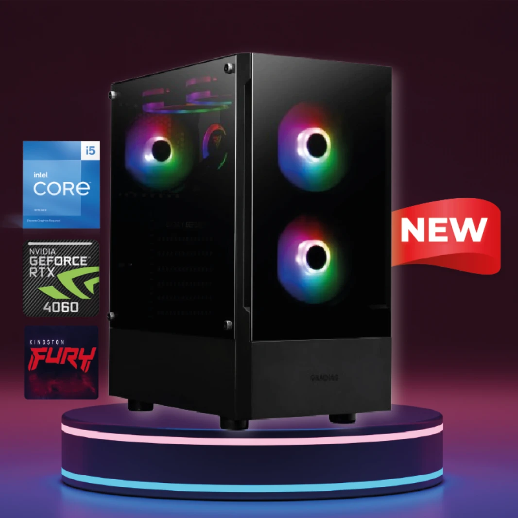 GTS 22 Gaming  Desktop |  Intel Core i5 12400F , NVIDIA RTX 4060 8GB Graphics Card, 16 DDR4 3600Mhz Kingston Beast RGB , 1TB NV3 SSD
