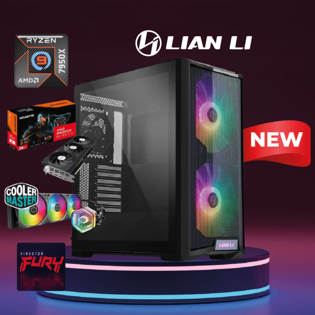GTS 33 Gaming  Desktop |AMD Ryzen™ 9 7950X Desktop Processor 16 Core , GIGABYTE RX7900 XTX GAMING OC 24GB , 32 DDR5 6000Mhz , Fury Renegade 1TB 7300Mb/s with Heat sink - 14th Generation