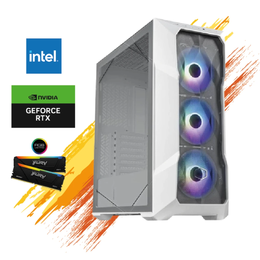 GTS 30 Gaming  Desktop | Intel CORE I7 14700KF 20 Core , GIGABYTE GeForce RTX 5070 TI 16GB GDDR7 , 32 DDR5 6000Mhz , 1TB Fury Renegade NVMe 7300MB/s SSD With Heat Sink  - 14th Generation