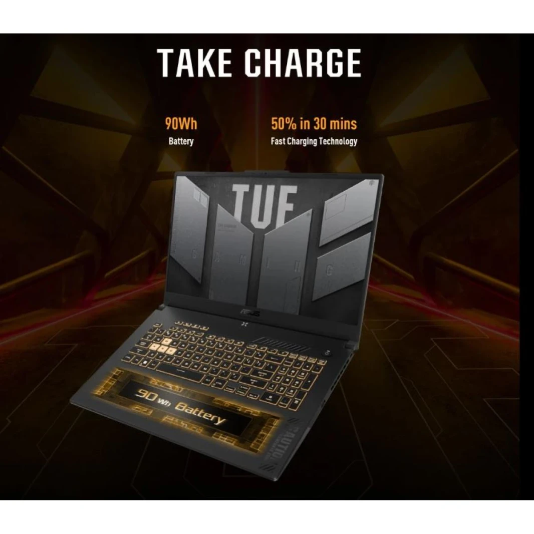 Laptop ASUS TUF Gaming F15 | Intel® Core™ i7-13620H, NVIDIA® GeForce RTX™ 4060 8GB, 16GB DDR5, 15.6-inch FHD Value IPS-level 144Hz Windows 11 Home - Mecha Gray