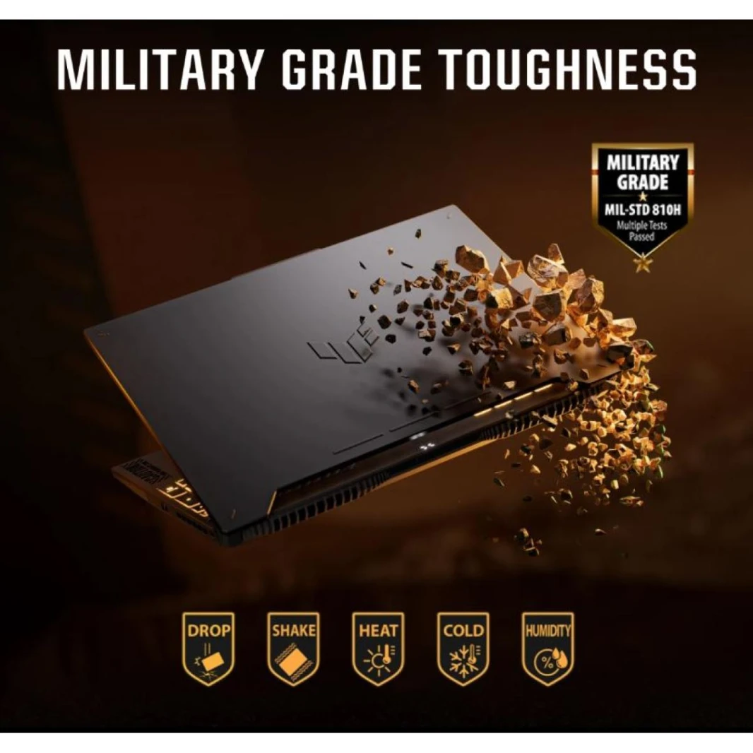 Laptop ASUS TUF Gaming F15 | Intel® Core™ i7-13620H, NVIDIA® GeForce RTX™ 4060 8GB, 16GB DDR5, 15.6-inch FHD Value IPS-level 144Hz Windows 11 Home - Mecha Gray