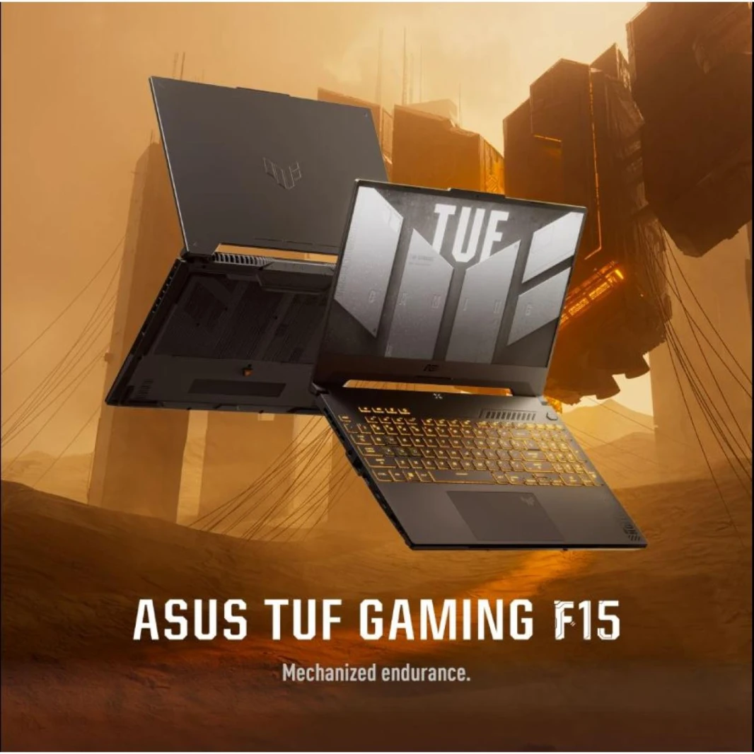 Laptop ASUS TUF Gaming F15 | Intel® Core™ i7-13620H, NVIDIA® GeForce RTX™ 4060 8GB, 16GB DDR5, 15.6-inch FHD Value IPS-level 144Hz Windows 11 Home - Mecha Gray
