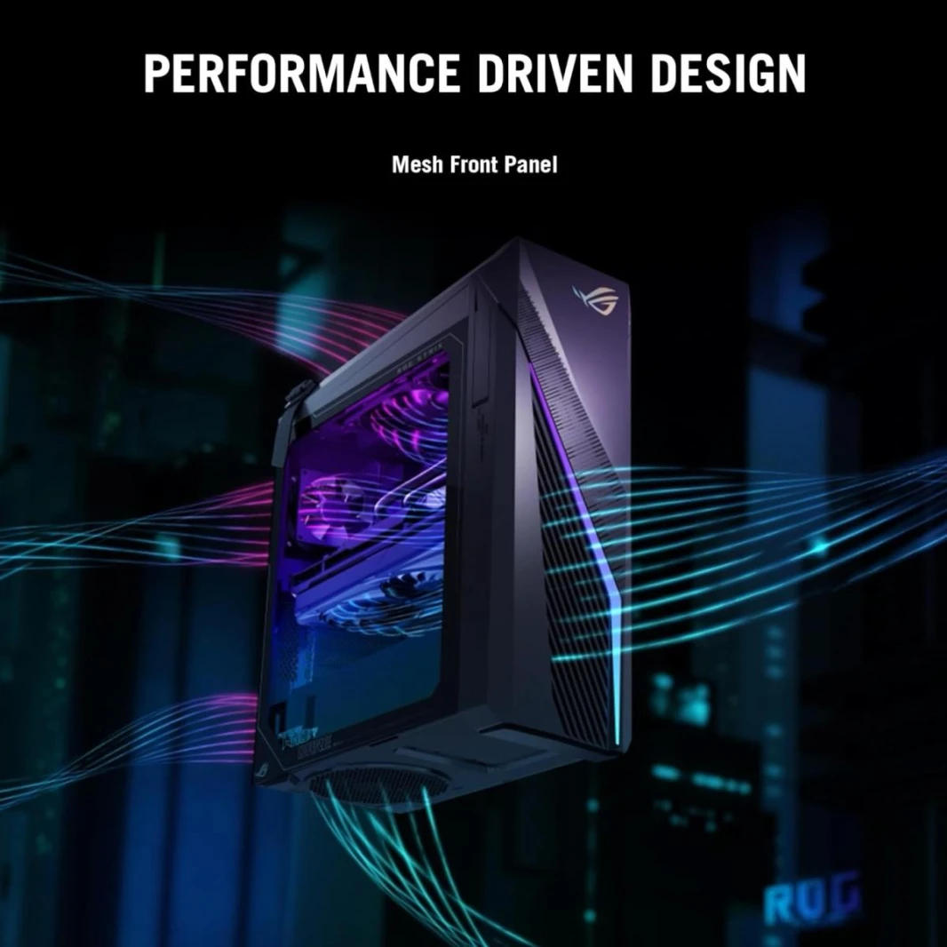 Desktop Gaming ASUS ROG G16CHR | Intel® Core™ i7-14700KF Processor  Liquid Cooler, NVIDIA® GeForce RTX™4060TI DUAL 8GB GDDR6, 32GB DDR5, 1TB M.2 SSD WIFI & Bluetooth Integrated - 2 Years Warranty